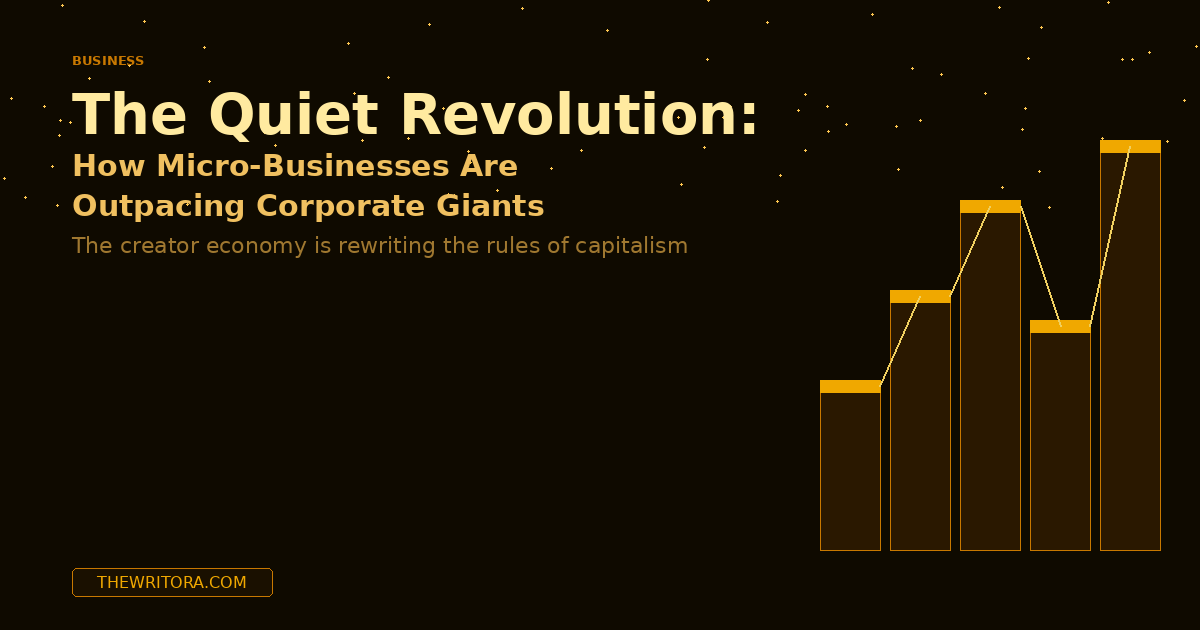 The Quiet Revolution: How Micro-Businesses Are Outpacing Corporate Giants in the Creator Economy