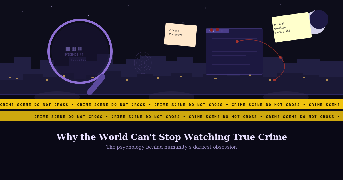 Why the World Can't Stop Watching True Crime: The Psychology Behind Our Darkest Obsession
