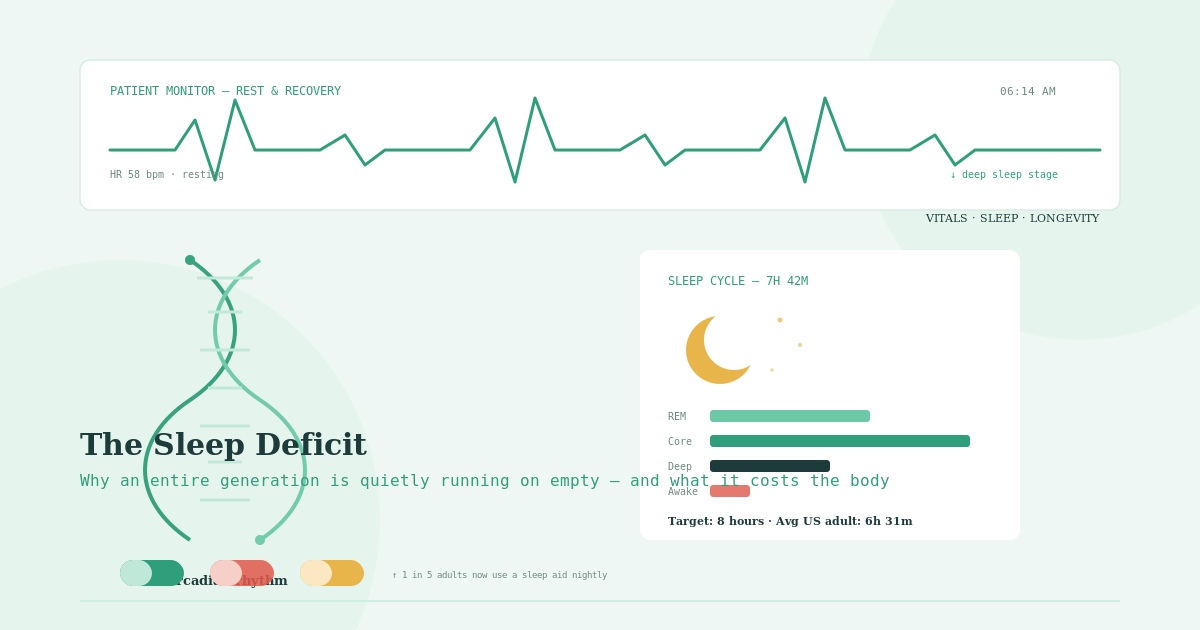 The Sleep Deficit: Why an Entire Generation Is Running on Empty