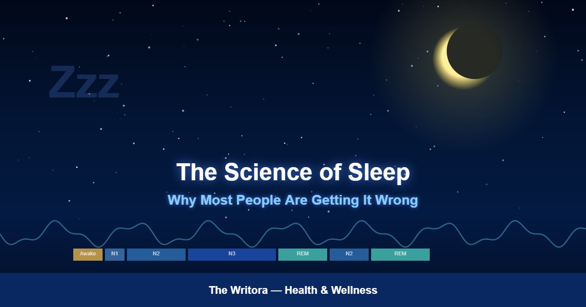 The Science of Sleep: Why Most People Are Getting It Wrong and How to Fix It